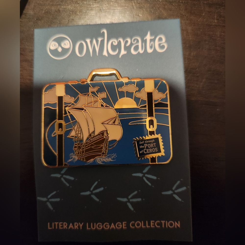 Literary Luggage Pin